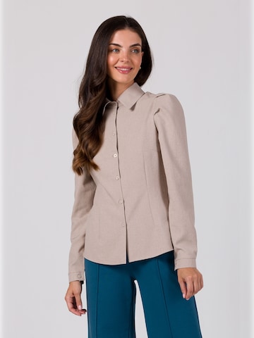 BeWear - Blusa en beige: frente