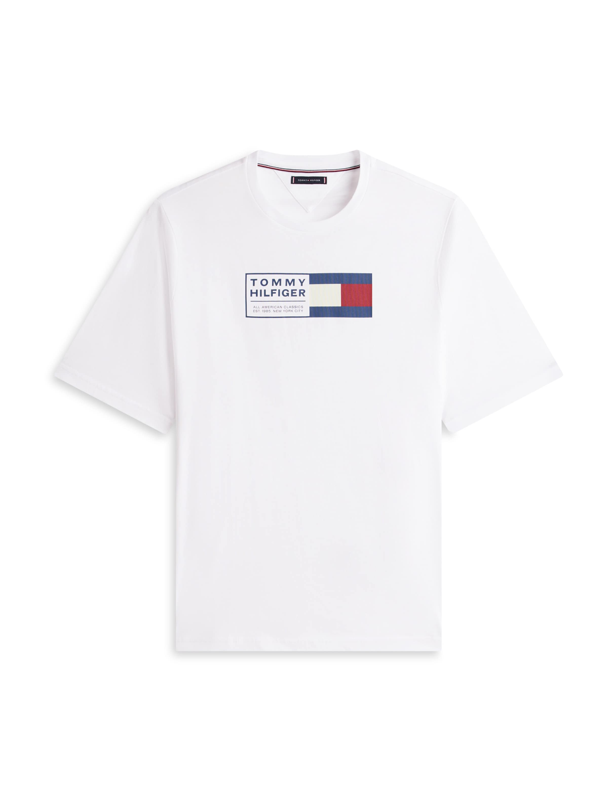 Tommy Hilfiger Big & Tall Shirt in White: front