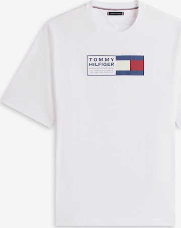 Tommy Hilfiger Big & Tall Shirt in White: front