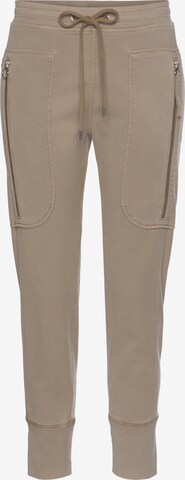 MAC Tapered Broek 'Future 2.0' in Beige: voorkant