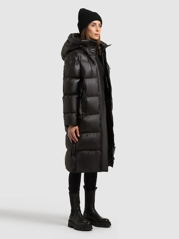 khujo Winter Coat 'Coulin Shiny' in Black