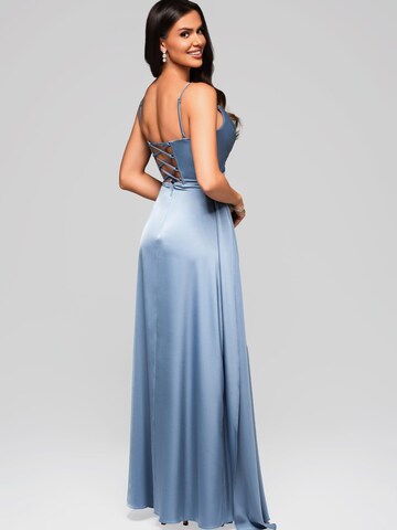 Ombre Abendkleid in Blau