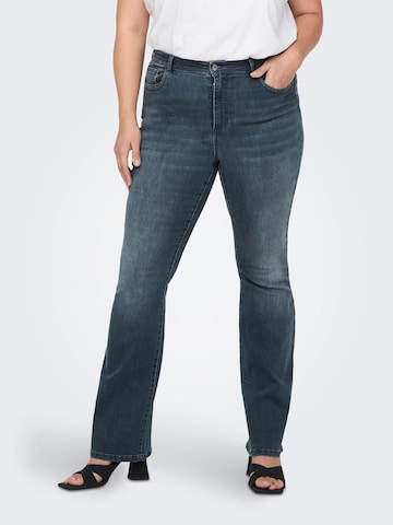 ONLY Carmakoma Regular Jeans in Blauw: voorkant