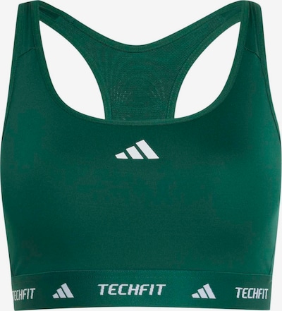 XS dydžio Sportinė liemenėlė 'TF' iš ADIDAS PERFORMANCE, spalva – tamsiai žalia / balta, Prekių apžvalga