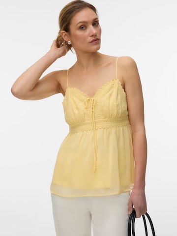 Haut 'VMDina' VERO MODA en jaune : devant