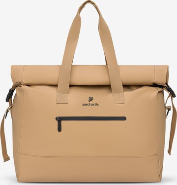 Borsa weekend 'Urban Collection' di Pactastic in beige: frontale