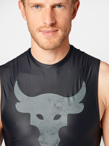 UNDER ARMOUR - Camiseta funcional 'Project Rock' en negro