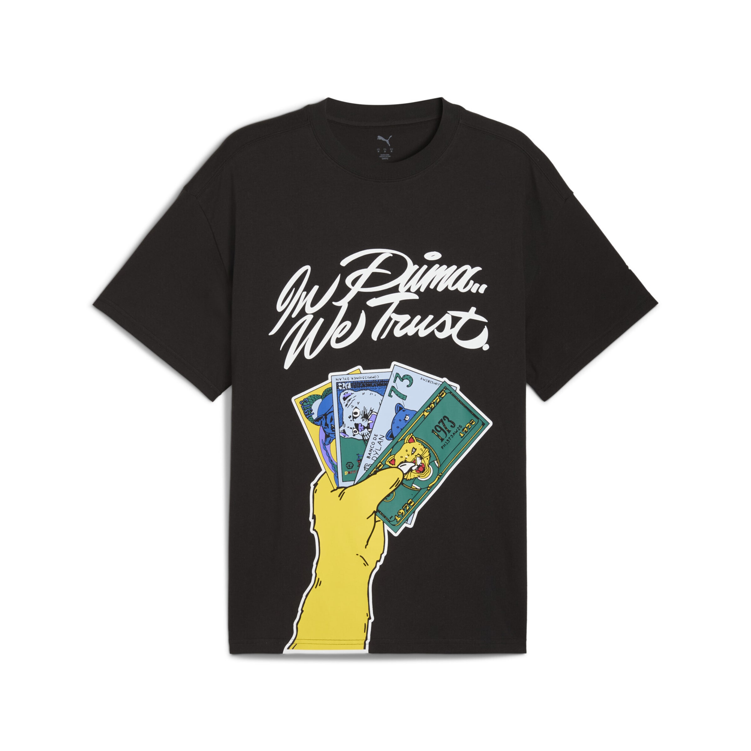 PUMA Performance shirt 'Commissioner Dylan' in Black: front