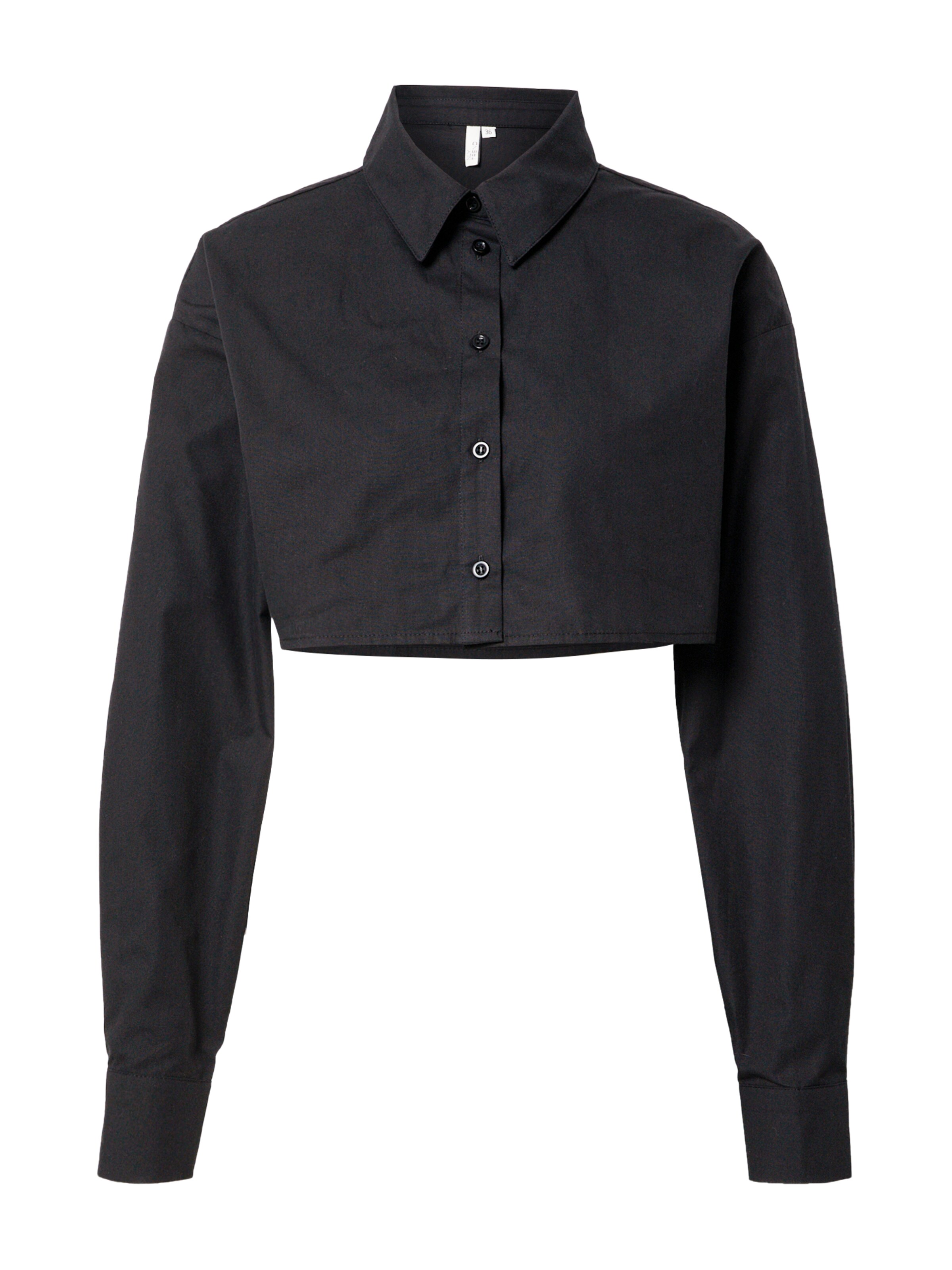 NLY by Nelly Blúz - fekete: elől