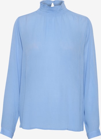 Kaffe Blouse in Blauw: voorkant