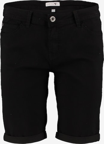 Hailys Regular Shorts in Schwarz: predná strana