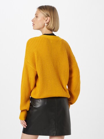 Cardigan 'JDYJUSTY' JDY en jaune