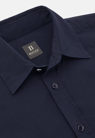 Boggi Milano Regular Fit Businesshemd in Blau