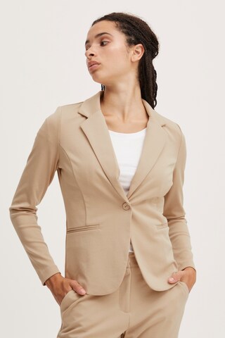 ICHI Blazers 'Kate' in Beige: voorkant