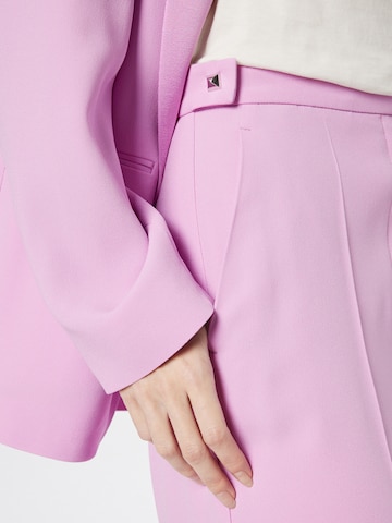 BOSS Black Zvonové kalhoty Kalhoty s puky 'Tacilana' – pink