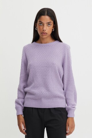 Pull-over 'ODANSA' ICHI en violet : devant