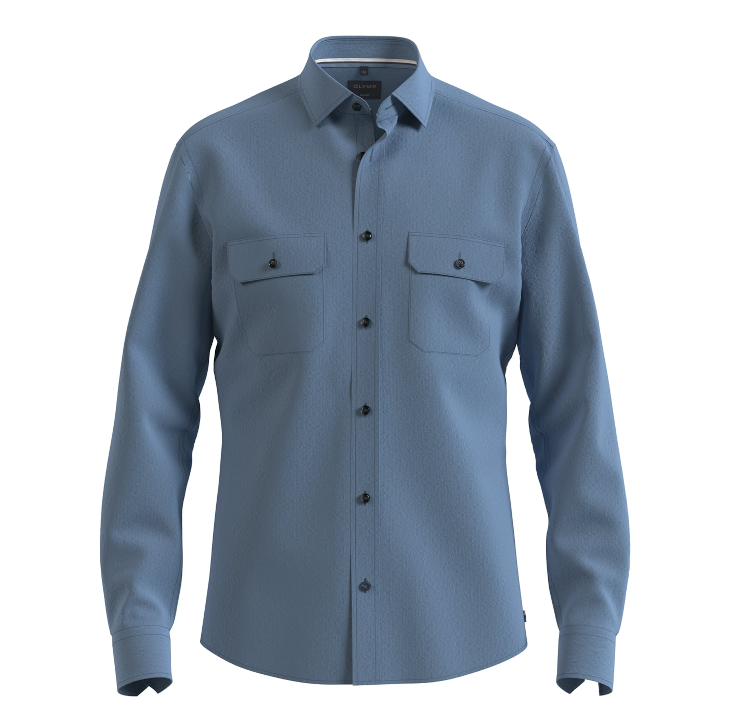 OLYMP Regular fit Button Up Shirt in Blue: front