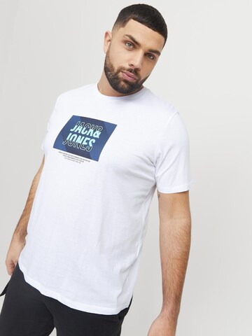 Jack & Jones Plus Póló 'JJHudson' - kék