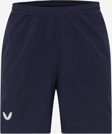 Castore Regular Pants in Blue: front