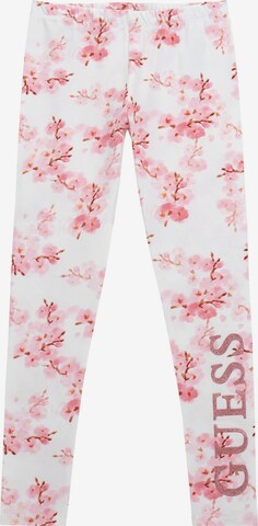 GUESS Skinny Leggingsit värissä vaaleanpunainen: edessä