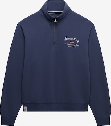 Sweat-shirt 'Athletic Essentials' Superdry & Co en bleu : devant