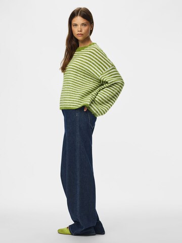 PIECES Pullover 'ADA' i grøn