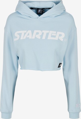Sweat-shirt Starter Black Label en bleu : devant