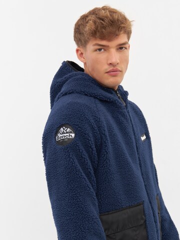 BENCH Fleecejacke 'Yukon' in Blau