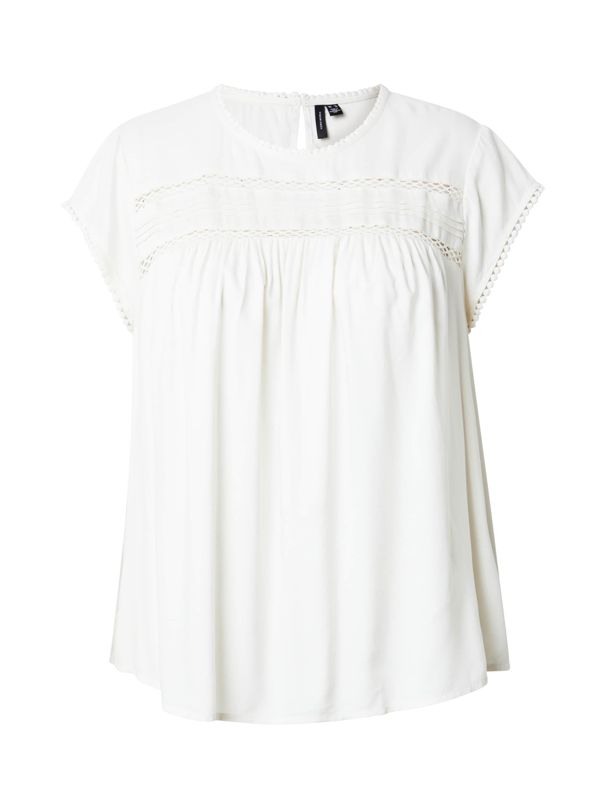 Vero Moda Curve Blouse &#x27;VMDebbie&#x27; in Wit: voorkant