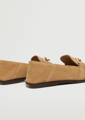 MANGO Moccasins 'Train' in Brown