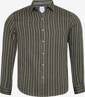 Campus SutraRegular Fit Košulja 'Tirzah' - zelena boja: prednji dio