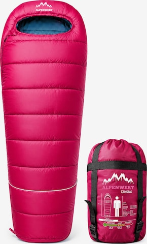 Alpenwert Sleeping Bag 'Schlafsack Kinder' in Pink: front