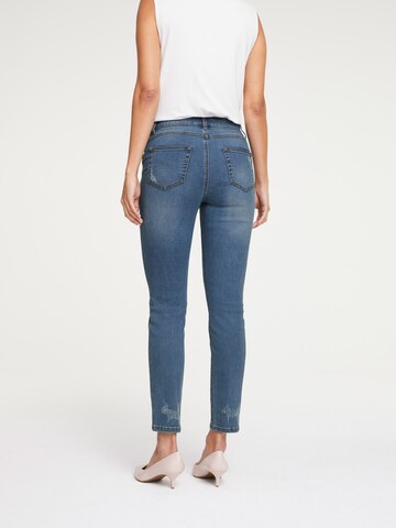 heine Skinny Jeans 'Aleria' in Blauw