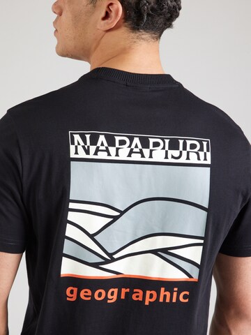 Maglietta 'S-Sovana' di NAPAPIJRI in nero