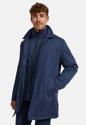 INDICODE JEANS Winter jacket ' Oklaho ' in Blue