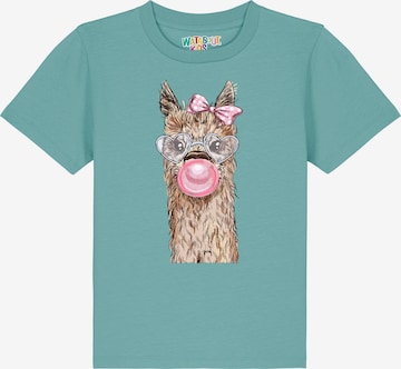 watabout.kids Shirt 'Alpaka' in Green: front