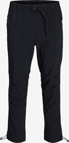 Effilé Pantalon 'Gordon Uno' JACK & JONES en noir : devant