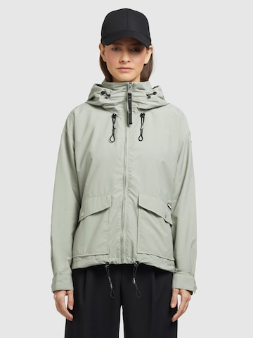 khujo Between-Season Jacket 'BLAIR' in Green: front