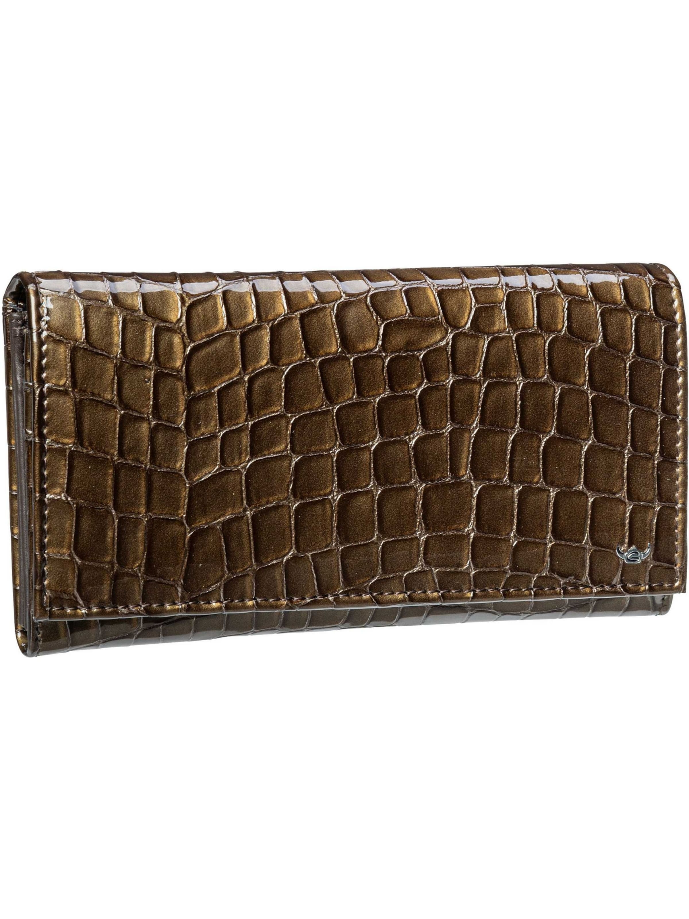 GOLDEN HEAD Wallet 'Cayenne' in Brown: front