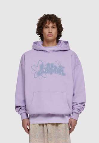 Lost Youth - Sweatshirt 'Starry Silhouette' em roxo: frente