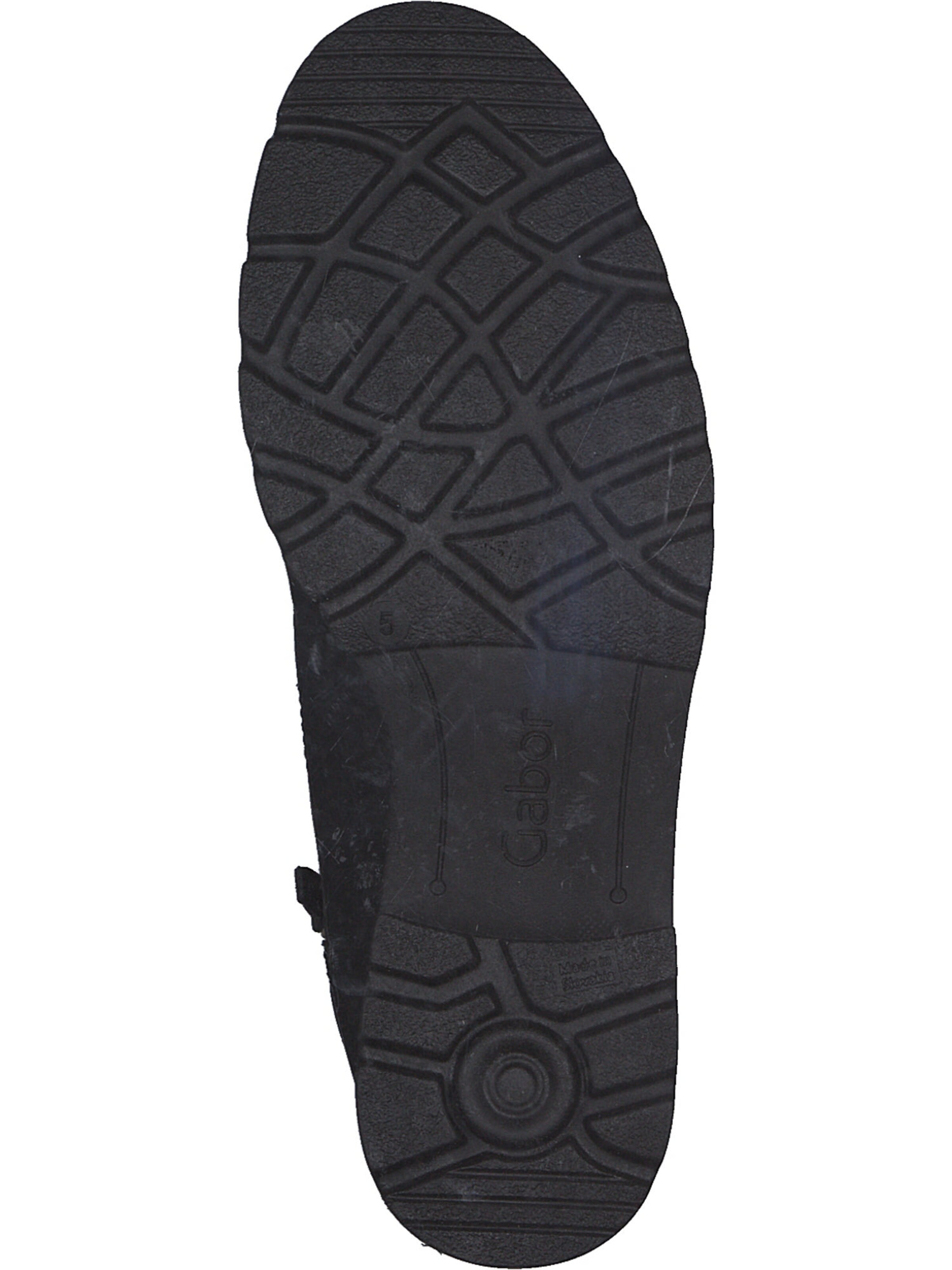 GABOR Lace-up bootie 'Rhodos' in Black