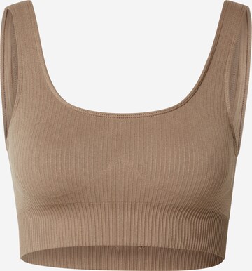 aim'n Bustier Sport-BH in Braun: predná strana