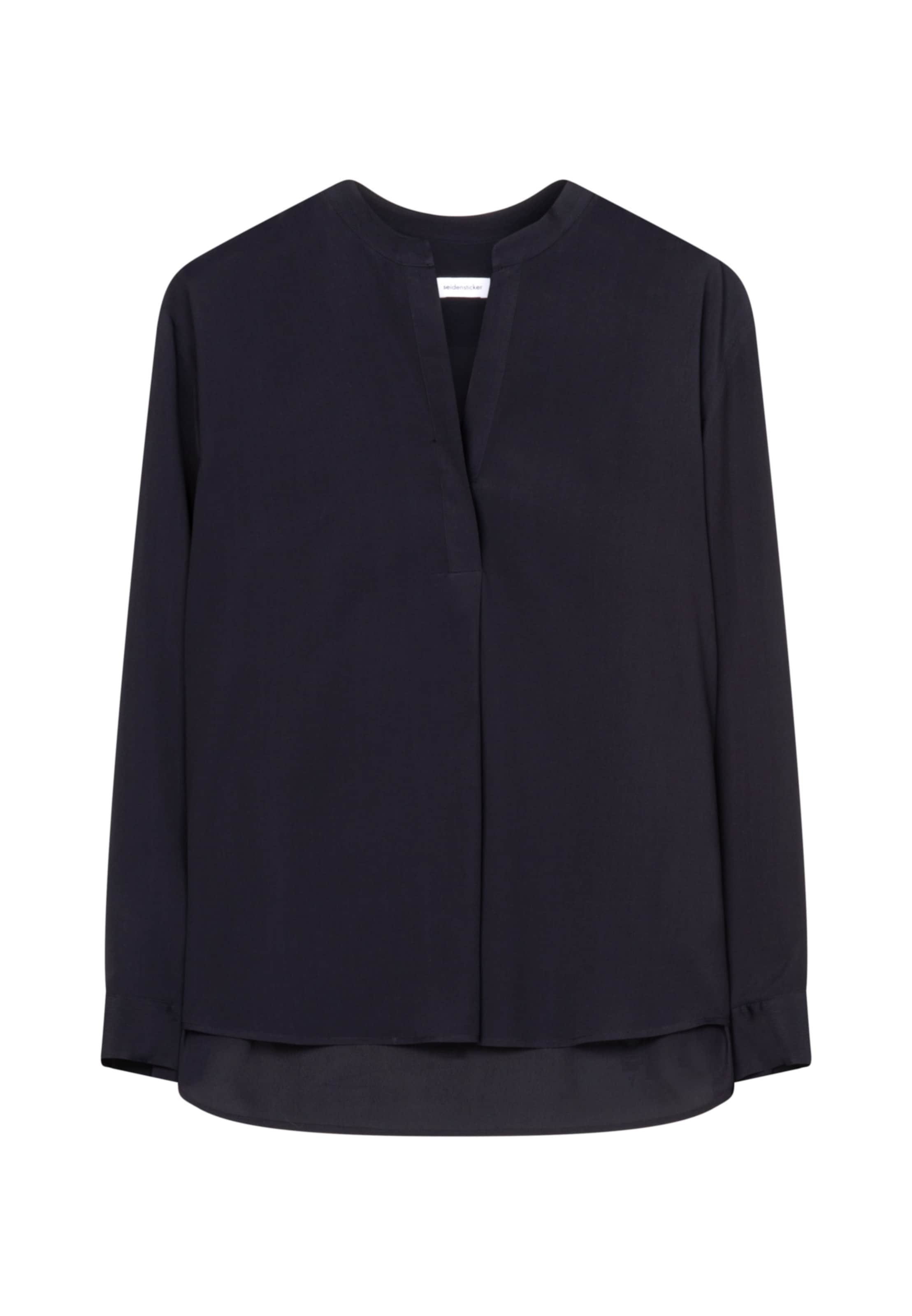 SEIDENSTICKER Blouse 'The Connecting Neutrals' in Blue: front