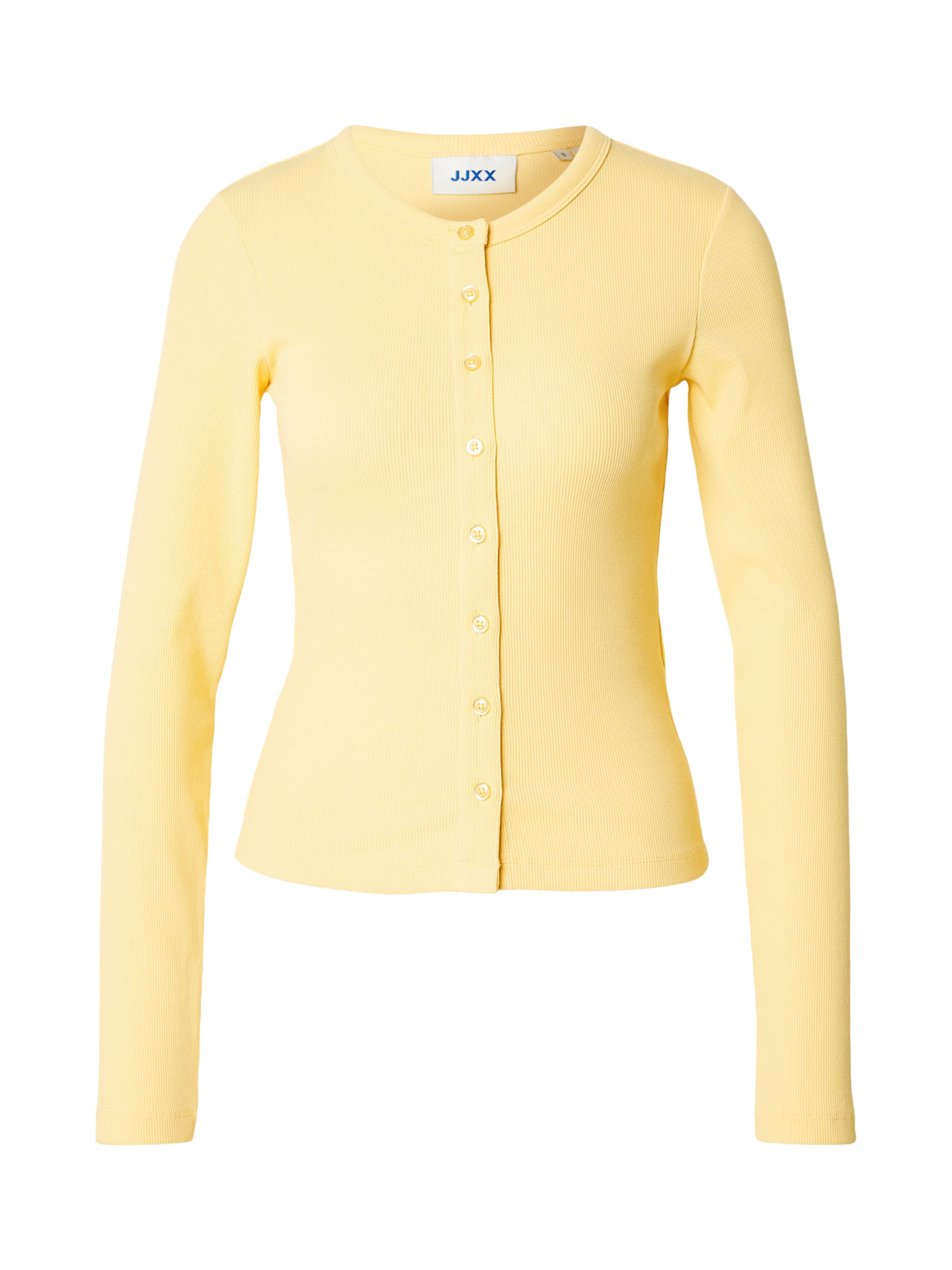 JJXX Knit Cardigan 'JXFIFI' in Yellow: front