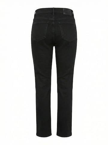 regular Jeans 'STRAIGHT DRAINPIPE' di WRANGLER in nero