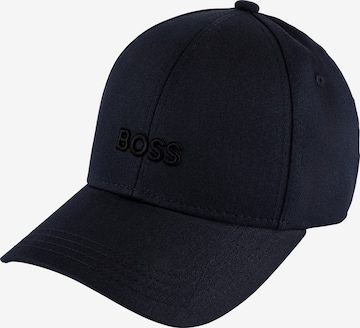 BOSS Cap in Schwarz: Vorderseite