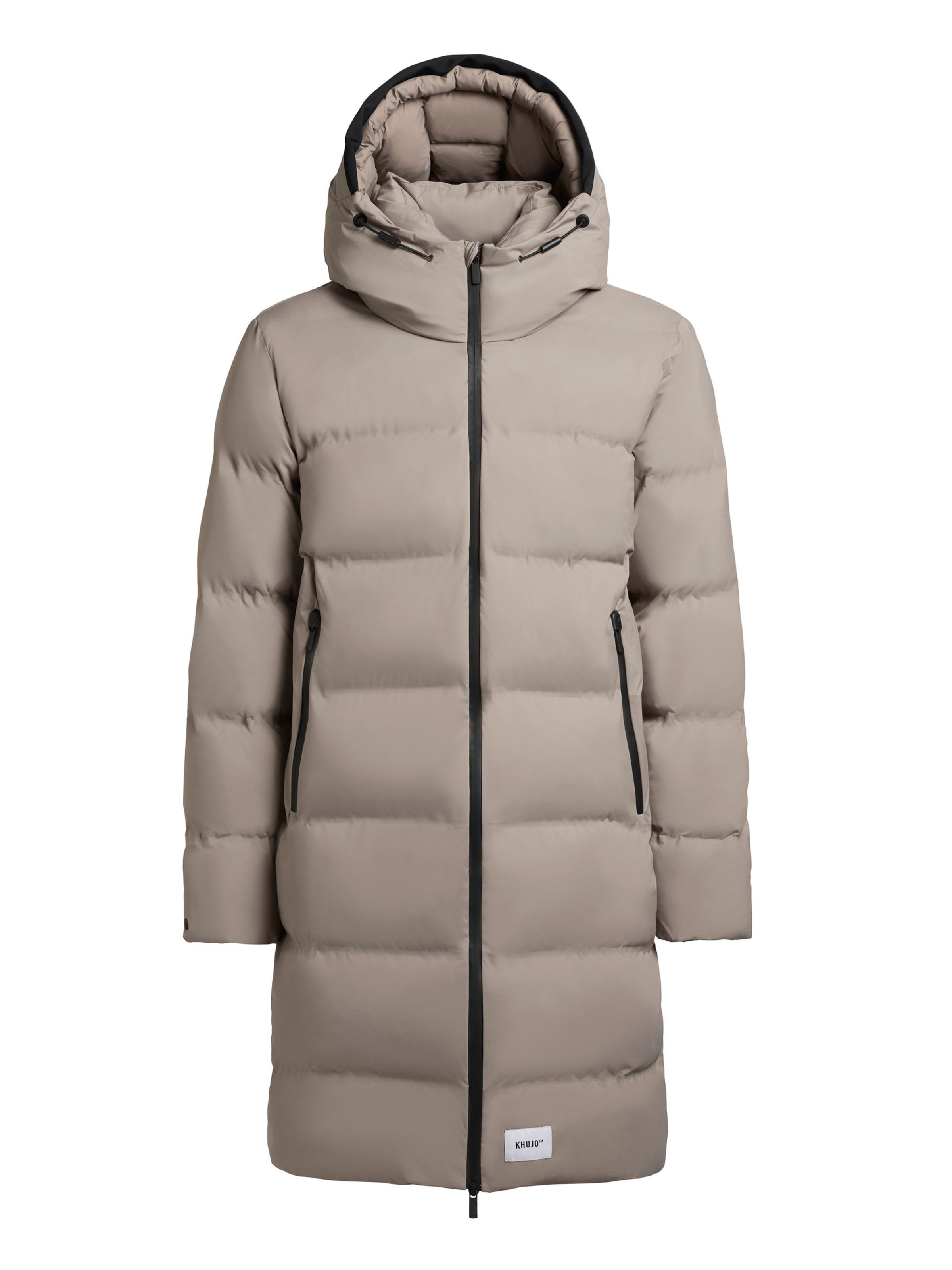 khujo Зимнее пальто 'CAIUS' в Серый: спереди