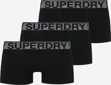 Boxers Superdry en noir : devant