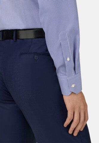 Coupe regular Chemise Boggi Milano en bleu
