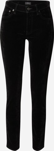 Polo Ralph Lauren Skinny Jeans in Schwarz: predná strana